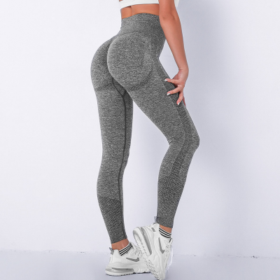 YYBD-0018,wholesale spot goods  Seamless hip tight height smiling face yoga pants running fitness pants women leggings