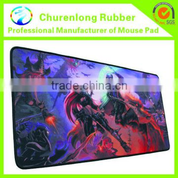 Customized eco-friendly foldable cute rubber base gaming mouse mat