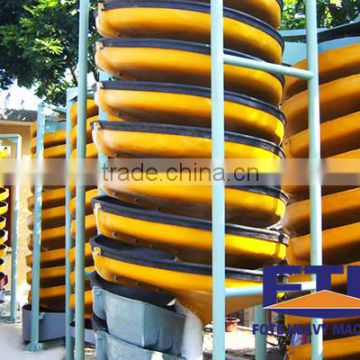 international certification spiral chute for ore beneficiation industry with easy operation