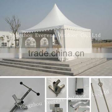 Chinese 5mx5m hi-peak frame tent for wholesale