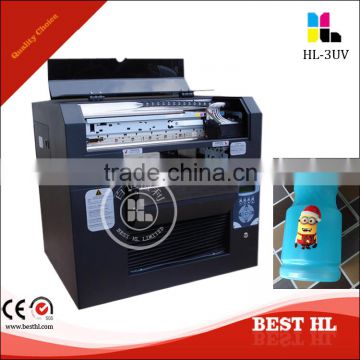 Bottle printer with 6 color from China factory , Flatbed mug printing machine for sale
