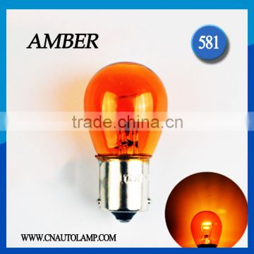 Wholesale minimum lamp for auto bulb 12V 21W PY21W 581 bulb