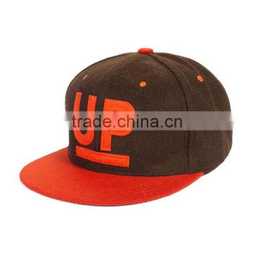 BSH030C 6 panel baseball cap embroidery letter logo Sport hat for snapback