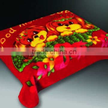 100% polyester printed super quality baby blanket