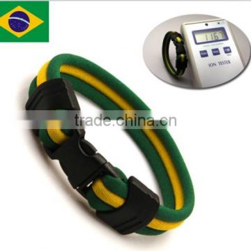 2016 brazil olympic games silicone bracelet / sports wristband