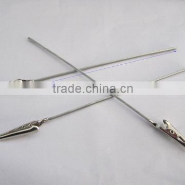 High quality nickel plated metal wire alligator clip