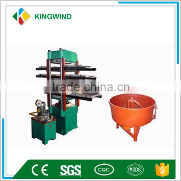 rubber floor tiles pavers making machine with CE