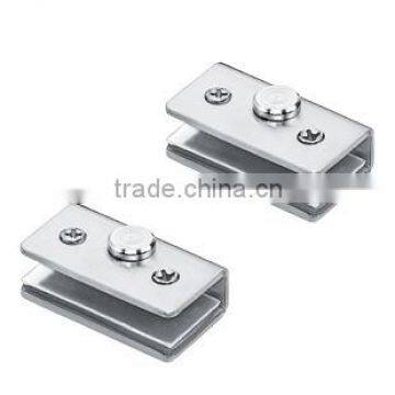 Small size stainless steel glass clamp push piece, Glass cabinet lock