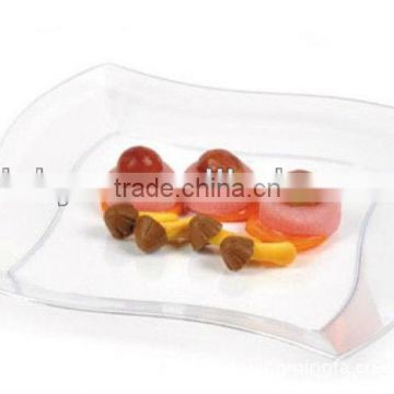 acrylic plastic plates/plate/ dish/dishes contain fruit and vegetable on sale