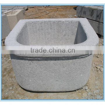 g341 natural granite sculpture flowerpot fine picked,countertop or wall,palisade