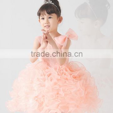 fashion design child pink princess dress pattern