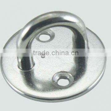 Stainless Steel Round Plate With Eye