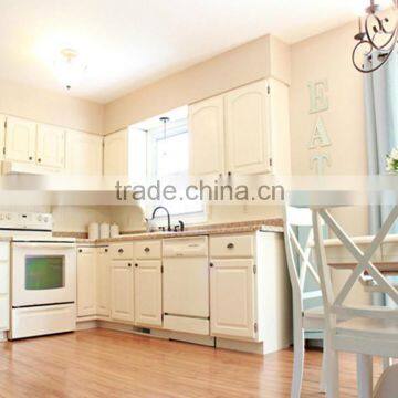 Lower price mordern style white melamine kitchen cabinet/kitchen furnitures
