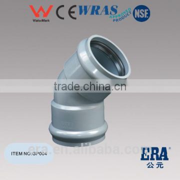 PVC Pipe Fitting TWO FAUCET 45 degree elbow