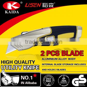 hot sales 6pcs utility cutter knife With Spare Blade Inside
