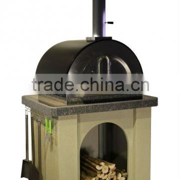 Portable Wood Fired Oven Stainless Steel Pizza Oven With Stone Floor