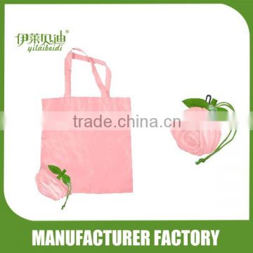 Foldable Shopping Bag 190T polyester with rose pouch