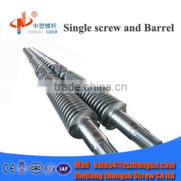 conical twin alloy screw barrel for pvc profile/pipe extrusion