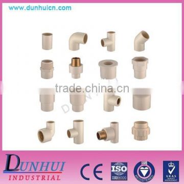 Equal Shape and Round Head Code CPVC Pipe Fittings