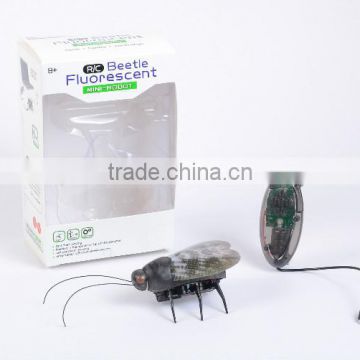 4ch RC Robot Cicada Plastic Insect Toy With Light