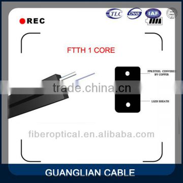 2016 hot G657A 1 core ftth drop fiber cable price