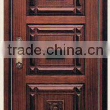 Steel-wood armored door made in china