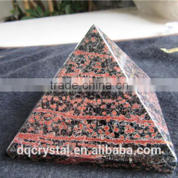factory bulk snow obsidian energy crystal pyramid for healing