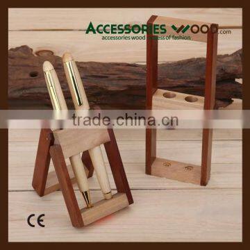 High quality gift wood ballpoint pen with wood stand