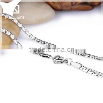 China good quality factory sale simple friendship stainless steel chain necklace prices