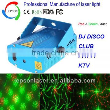 150mW red green laser mini DJ music light