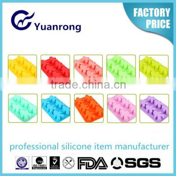 100% Silicone Ice Cube Tray with Many Colors