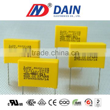Intereference suppression for EMI filter X2 capacitor 0.001uf to 1uf for Power Supply