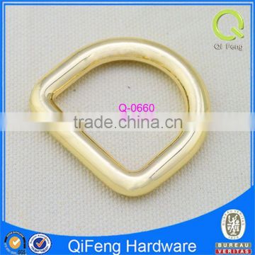 Q-0660 buckle metal d ring bag parts