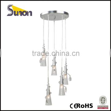 SD1105/5 Morden Style Sliver Shining Pendant Lights /Wrought Iron Dining Lamp