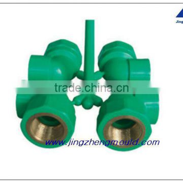 PPR elbow with &without brass insert injection mould in Taizhou,Zhejiang