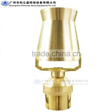 Low pressure brass fountain spray nozzle