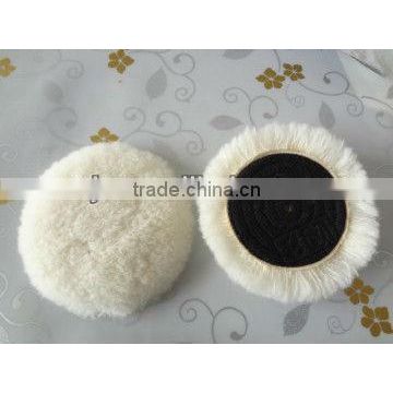Australian lambskin wool bonnet/car polishing pad/wool buffing pad