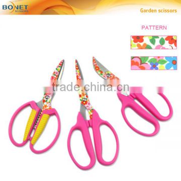 SGA0014/5/6 3 different kinds garden flowers scissors