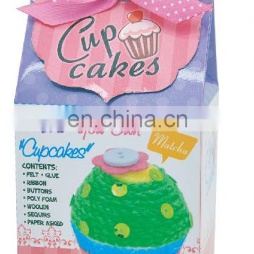 DIY Cup Cake Sewing Kit for kids