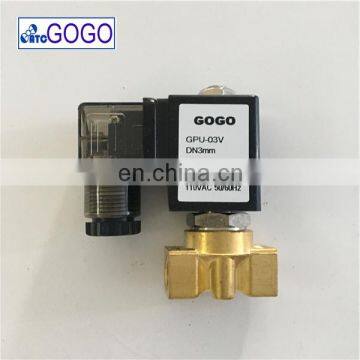 PU/SPU series 2/2-way Direct-Acting 12v lpg natural gas solenoid valve