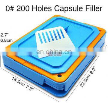 200 Holes capsule filling machine size 0 free shipping all over the world