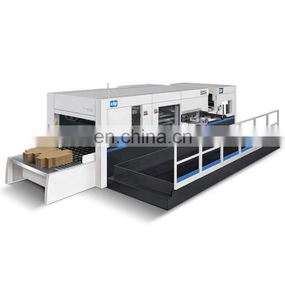 2020 Hot selling High quality full automatic flat bed die-cutting machine and creasing machine with stripping