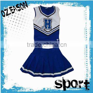 Custom fashion cheerleading uniforms, cheerleading crop top and skirt