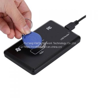 2022 good quality RFID reader desktop with 13.56mhz 125khz frequency
