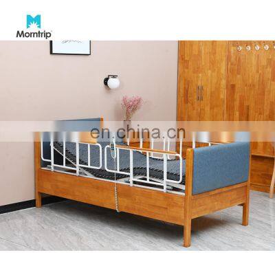 Various Types Adjustable 2 Function Lifting Hospital Electric Elderly Patients Wooden Sick Beds