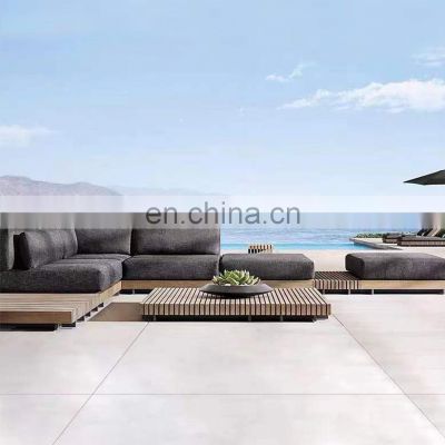 outdoor arab 3 wooden upholstered corner garden sofas sets designs living room furniture