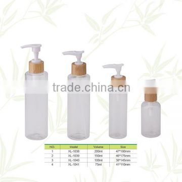 Professional 100ml bamboo lotion bottle with low price