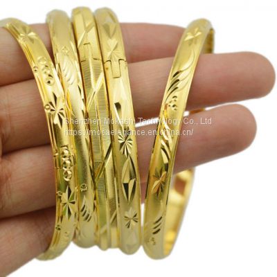 Gold Jewelry Gold Color Bangles for Ethiopian Bangles & Bracelets Ethiopian Jewelry Bangles Gift