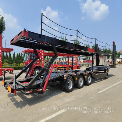 Exporting semi-trailers to Russia Export semi-trailer Two axle transport semi-trailer
