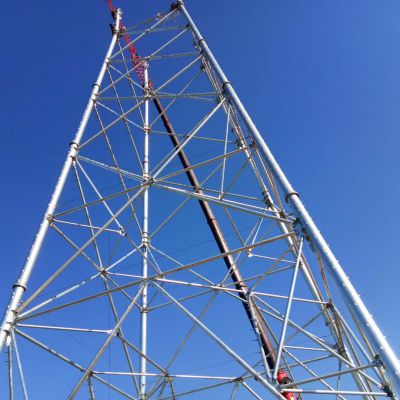 Four-tube communication tower power tower supports a variety of customized styles